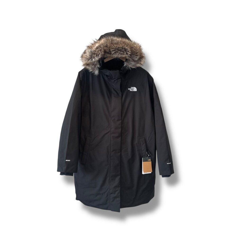 The North Face $350 Arctic Parka Insulated 600 Down TNF Women’s  2X Faux Fur - Picture 2 of 13